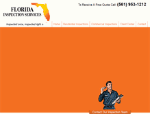 Tablet Screenshot of flinspectionservices.com